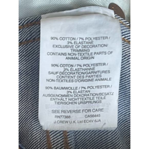 Madewell 10" High Rise Skinny Women's 24 Blue Casual Denim Stretch Button Fly - Picture 10 of 15